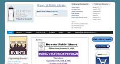 Desktop Screenshot of brewsterlibrary.org