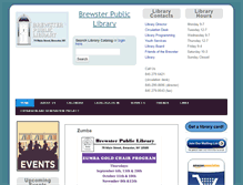 Tablet Screenshot of brewsterlibrary.org